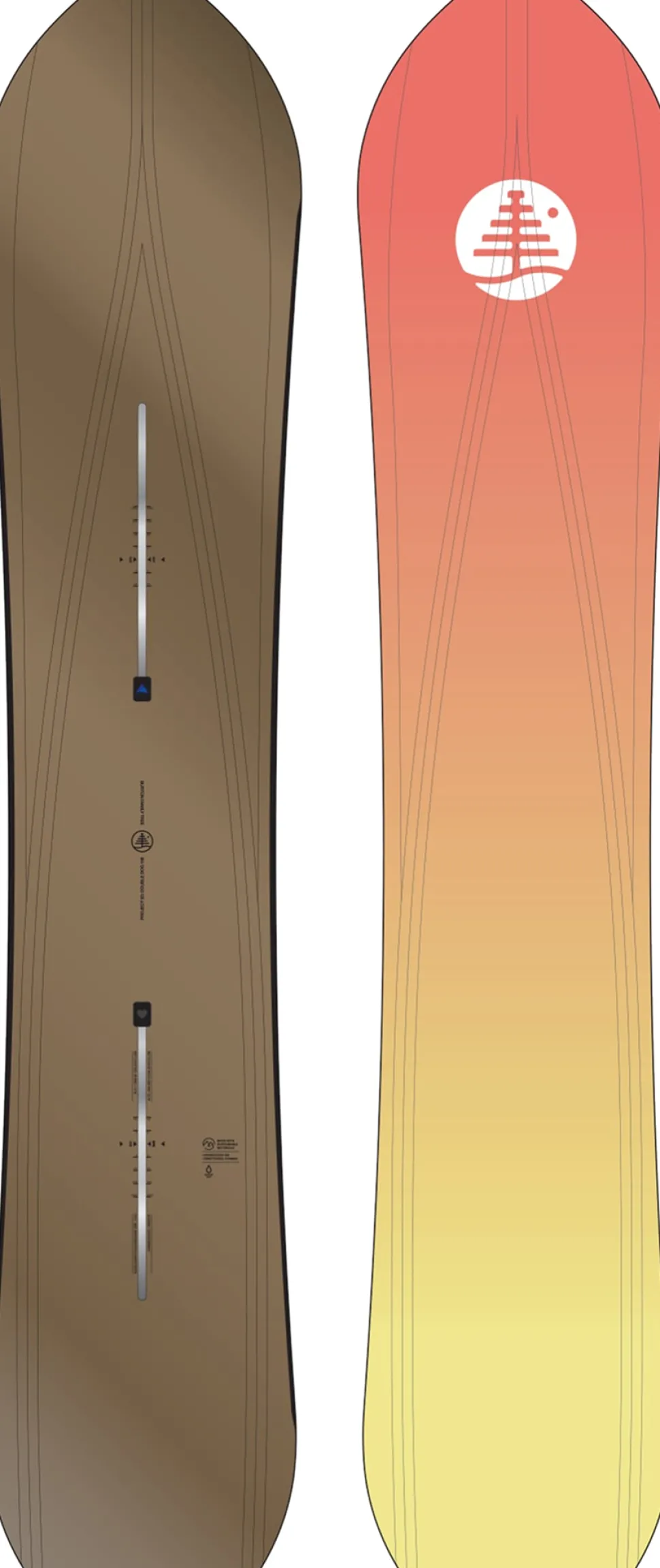 Family Tree 3D Double Dog Camber Snowboard - Unisex