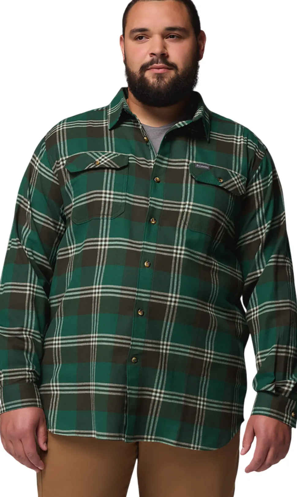 Flare Gun Stretch Flannel Shirt Big Size - Men's
