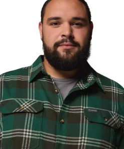 Flare Gun Stretch Flannel Shirt Big Size - Men's