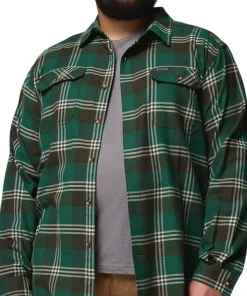 Flare Gun Stretch Flannel Shirt Big Size - Men's