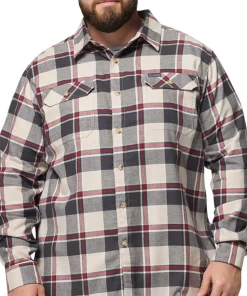 Flare Gun Stretch Flannel Shirt Big Size - Men's