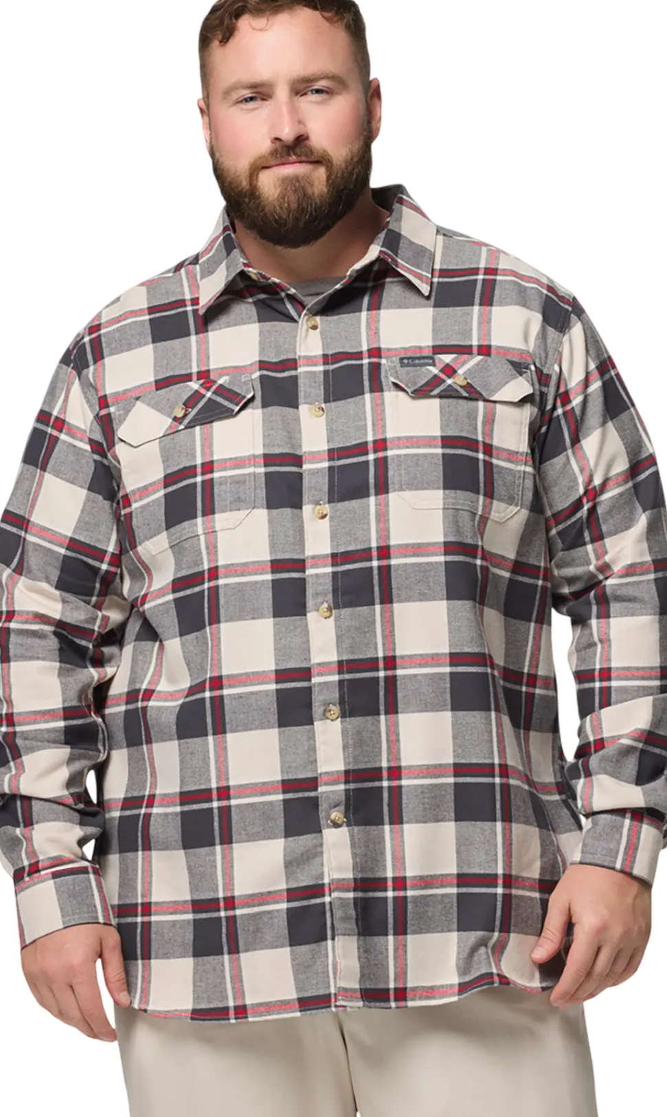 Flare Gun Stretch Flannel Shirt Big Size - Men's