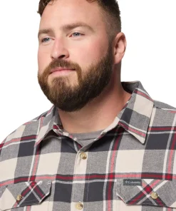 Flare Gun Stretch Flannel Shirt Big Size - Men's