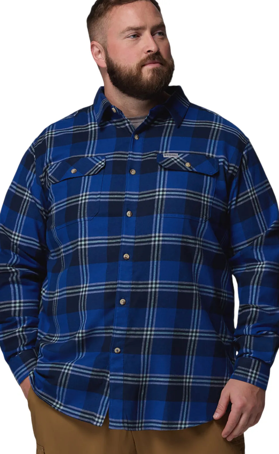 Flare Gun Stretch Flannel Shirt Big Size - Men's