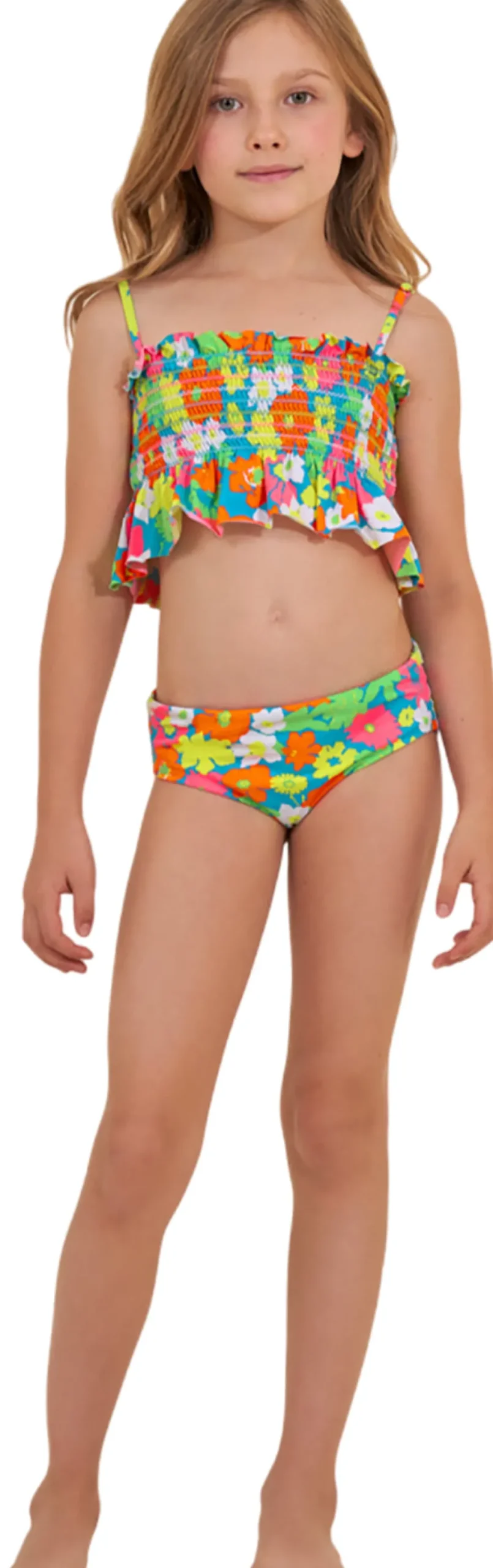 90Floral Fiesta Bikini Set - Girls