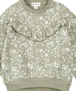 Floral Print Sweatshirt - Girls