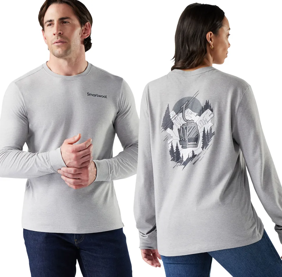 Gondola View Long Sleeve Graphic T-Shirt - Men's