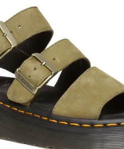 Gryphon Quad Leather Platform Sandals - Women's