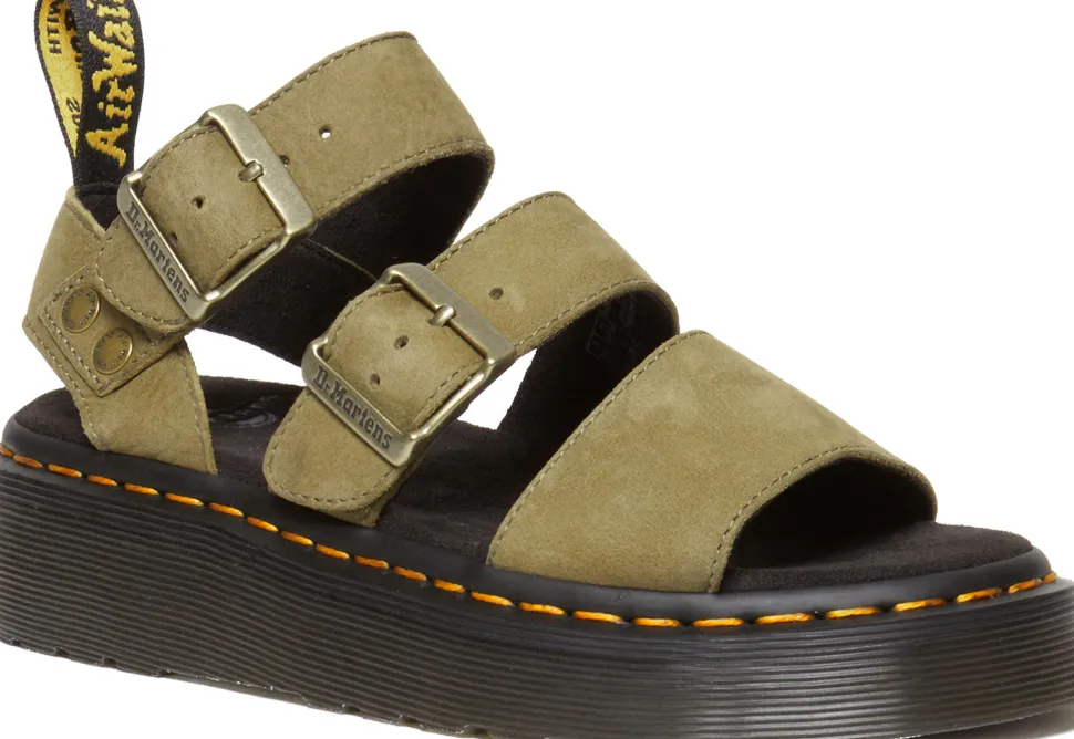Gryphon Quad Leather Platform Sandals - Women's