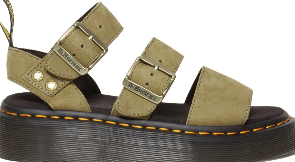 Gryphon Quad Leather Platform Sandals - Women's
