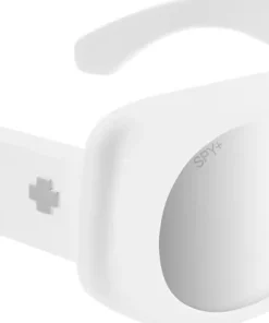 Hangout Sunglasses - Matte White Frame - Bronze Platinum Spectra Mirror Lens