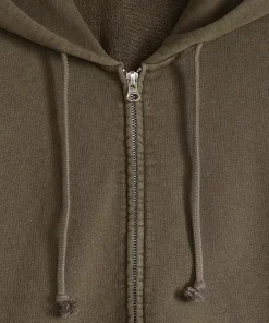 Hayes Boxy Grunge Wash Full-Zip Sweatshirt - Men's