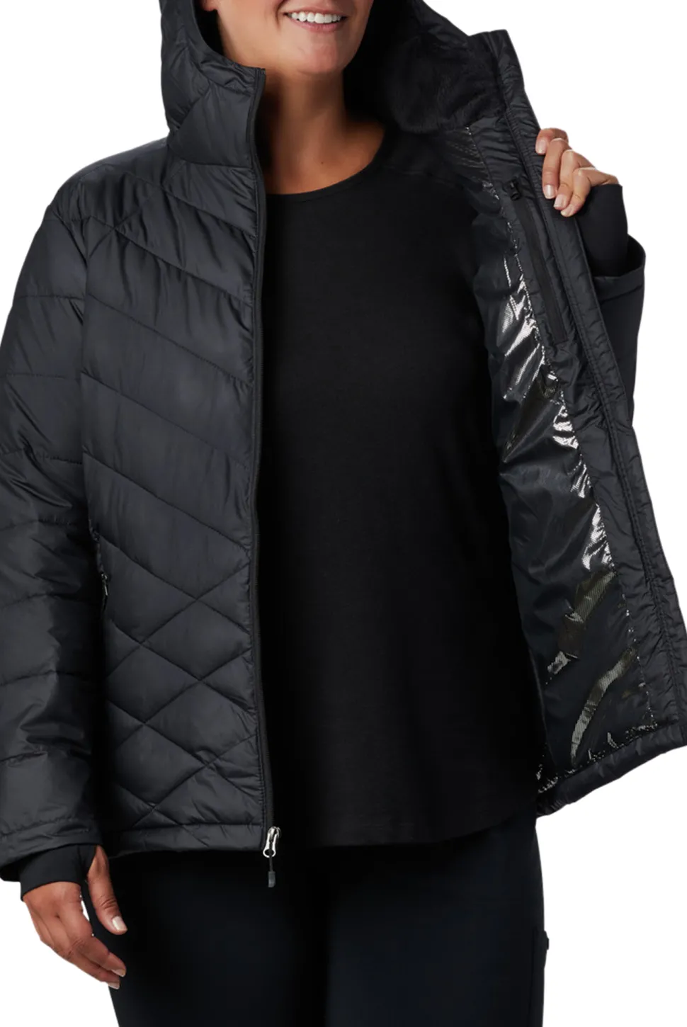 Heavenly Plus Size Hooded Jacket - Women's