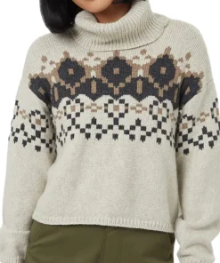 Highline Intarsia Turtleneck Sweater - Women's