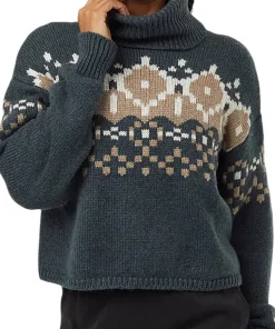 Highline Intarsia Turtleneck Sweater - Women's