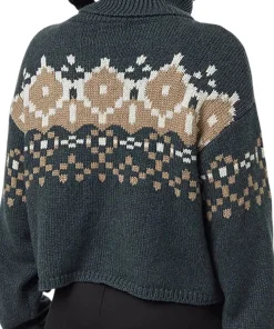 Highline Intarsia Turtleneck Sweater - Women's