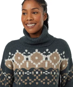Highline Intarsia Turtleneck Sweater - Women's