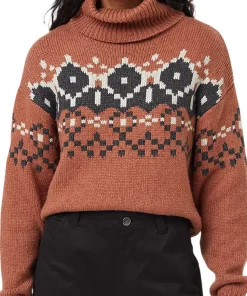 Highline Intarsia Turtleneck Sweater - Women's