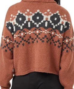 Highline Intarsia Turtleneck Sweater - Women's
