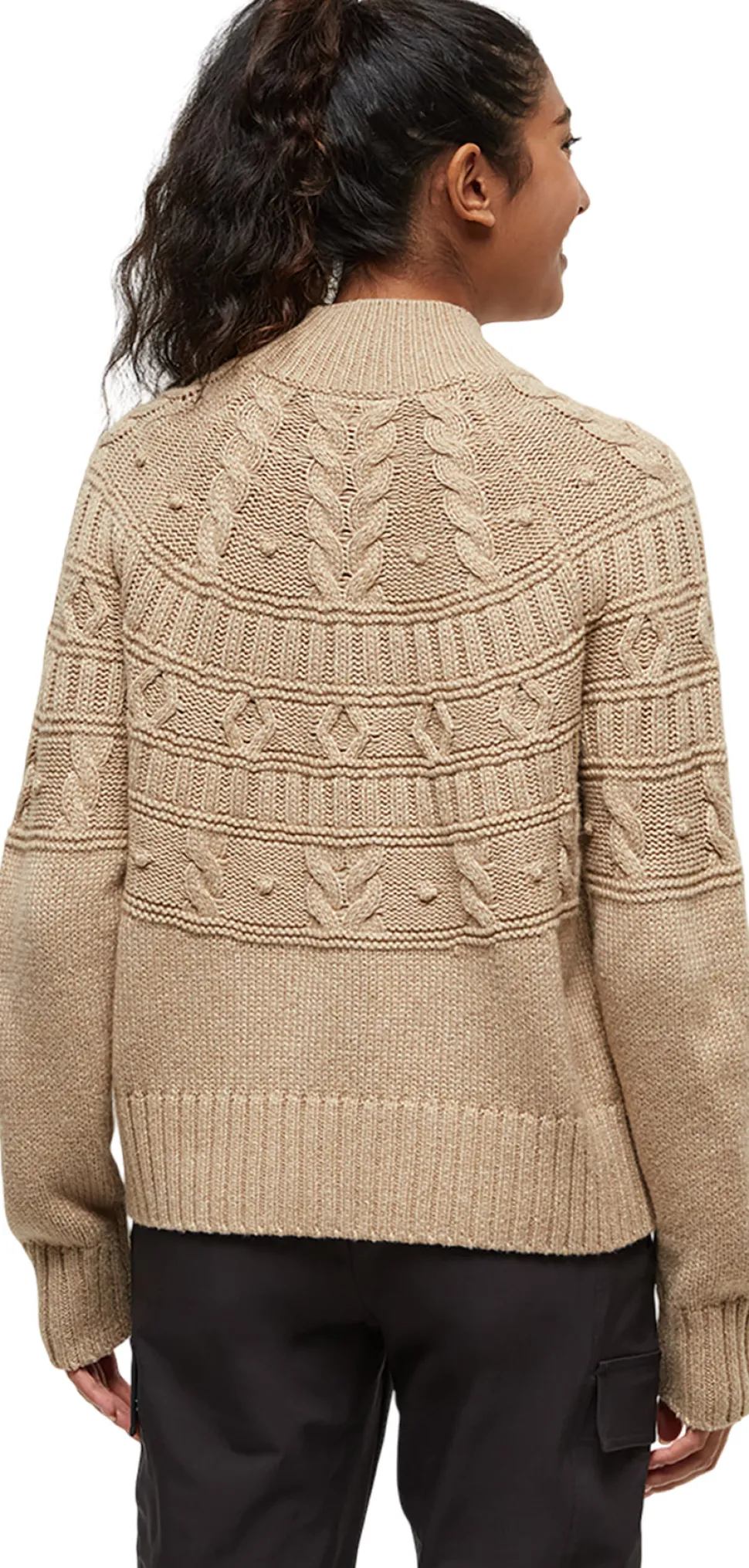 Highline Pom Mock Neck Sweater - Women's