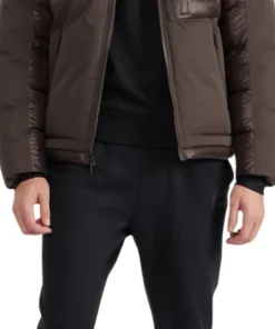 Hoku Mixed-Media Jacket with Fixed Hood - Men's