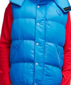 Hyeon Lightweight Puffer Vest with Removable Hood - Men's