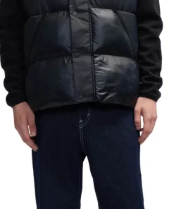 Hyeon Lightweight Puffer Vest with Removable Hood - Men's