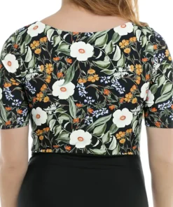 Inflorescence Kat Short Sleeve One-Piece Swimsuit - Women's