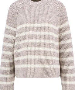 Irene Striped Crew Neck Jumper - Women's