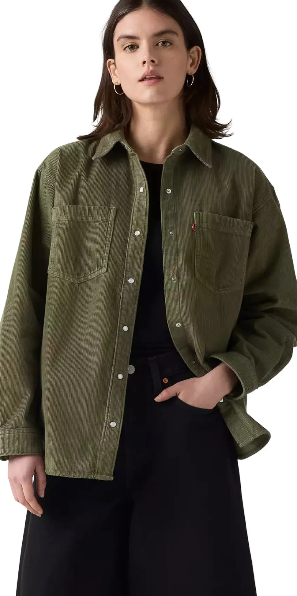 Iris Corduroy Overshirt - Women's