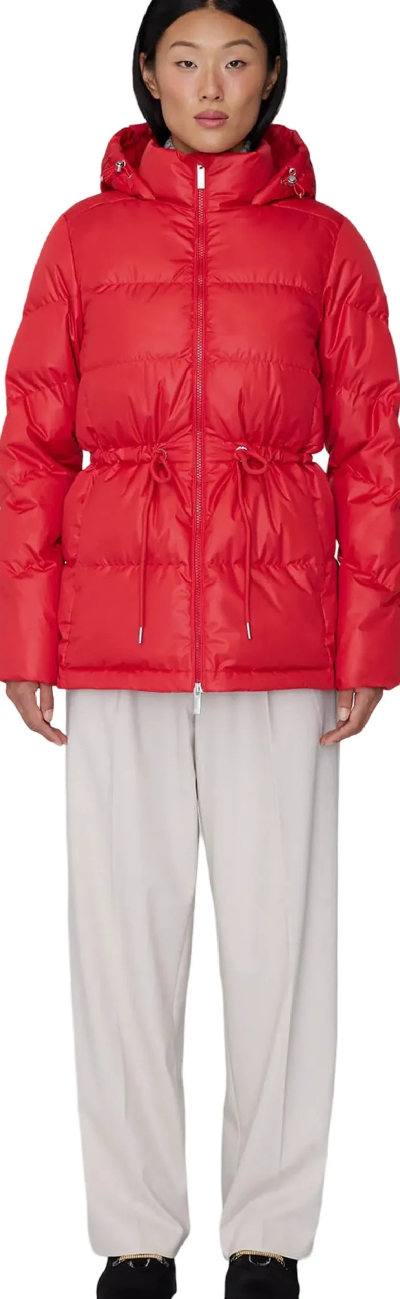 Isabela Lightweight Hooded Waisted Down Jacket - Women's
