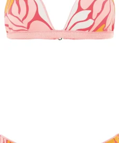 Ivy Coral Salmon Fixed Triangle Bikini Top - Women's