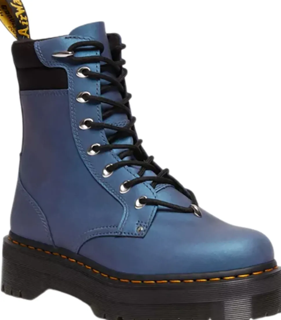 Jadon II Hardware Pull Up Leather Platform Boots - Unisex