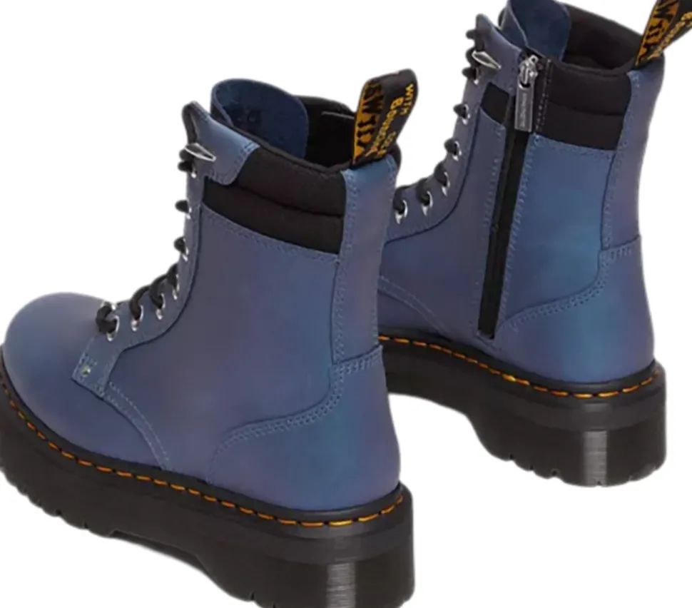 Jadon II Hardware Pull Up Leather Platform Boots - Unisex
