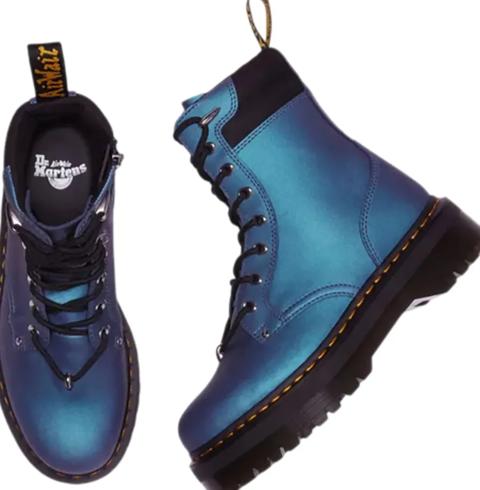 Jadon II Hardware Pull Up Leather Platform Boots - Unisex