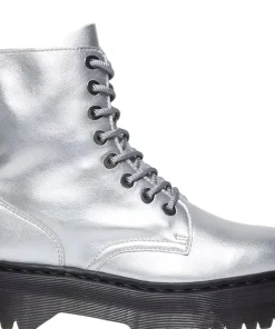 Jadon Metallic Leather Platform Boots - Unisex