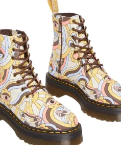 Jadon Retro Vegan Canvas Platform Boots - Unisex