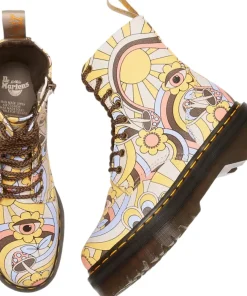 Jadon Retro Vegan Canvas Platform Boots - Unisex