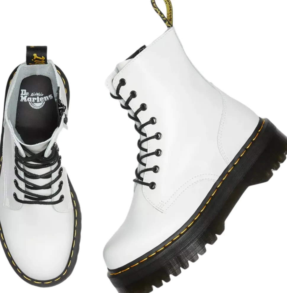 Jadon Smooth Leather Platform Boots - Unisex