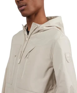 Jiro Rain Shell Jacket with Fixed Hood - Men's