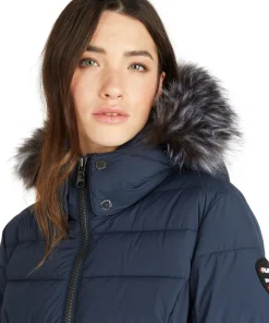 Jupiter Puffer Jacket with Faux Fur Trim - Women's