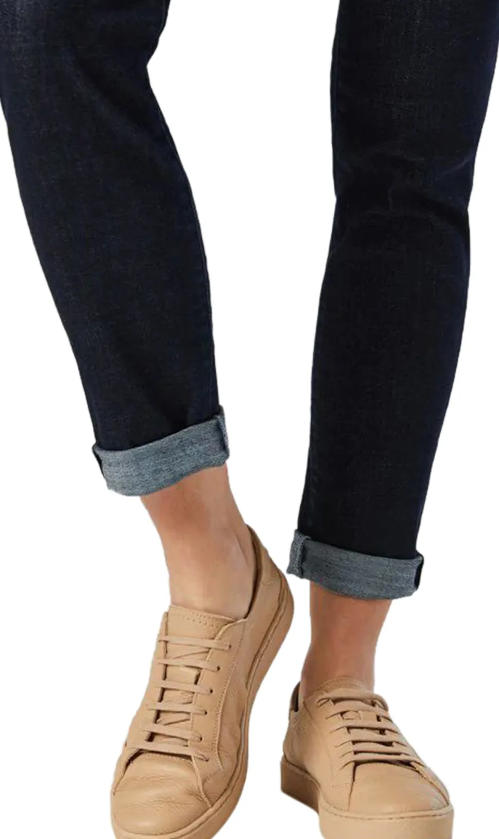 Kathleen Solid Rinse Feather Blue Denim Jeans - Women's