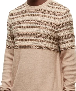 Kepler Organic Cotton Knit Long Sleeve Sweater - Men's