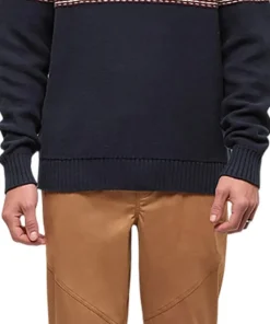 Kepler Organic Cotton Knit Long Sleeve Sweater - Men's