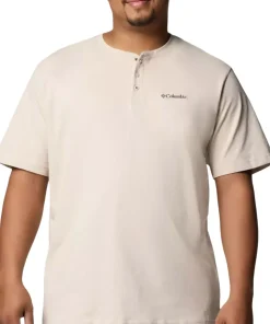 Landroamer II Big Size Short Sleeve Henley Shirt - Men's
