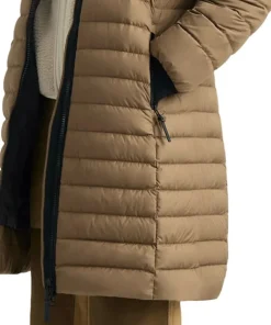 Lawrence Insulated Mid-Thigh Length Down Coat - Women's