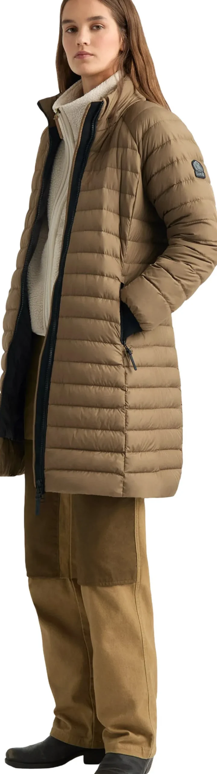 Lawrence Insulated Mid-Thigh Length Down Coat - Women's