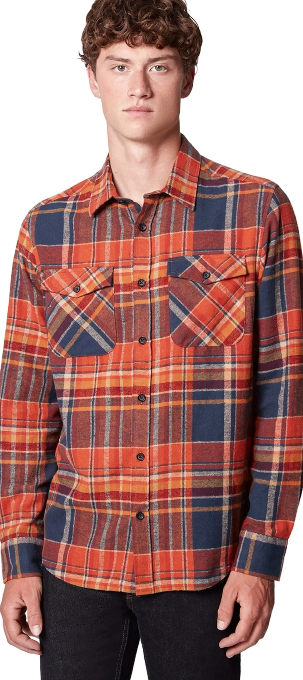 Light Brush Flannel Shirt - Men's