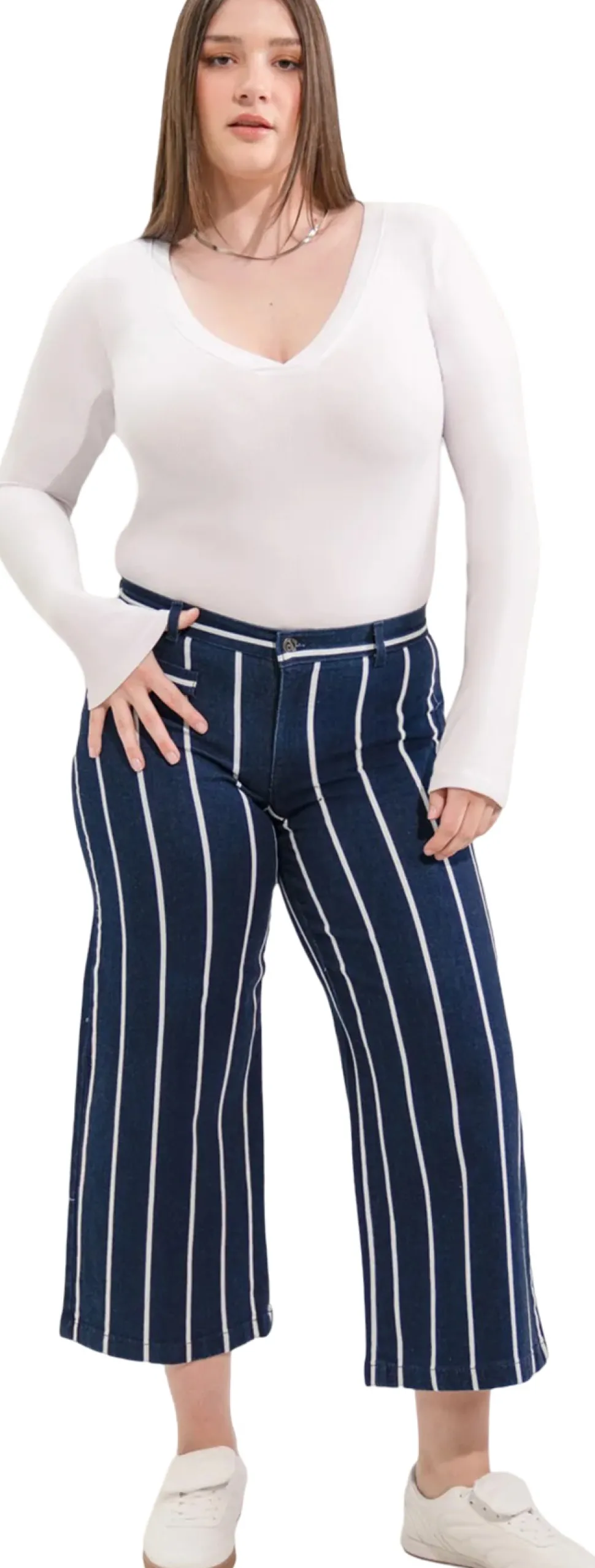 Lily Wide Leg Jeans 25" - Women's