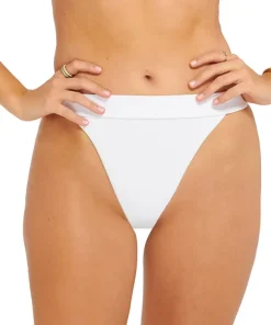 Lime Ribbed High Rise Tanga Bottom - Women's